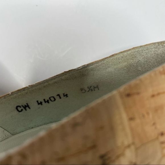 STUART WEITZMAN Cork Heels Pump Loopy 5.5 - Picture 6 of 7